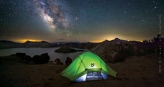 Tents and stars from our Milky Way galaxy, but not only...